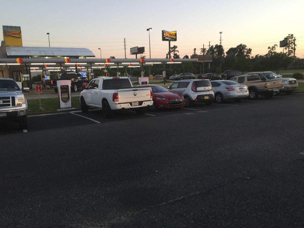 Charging at Lake Charles